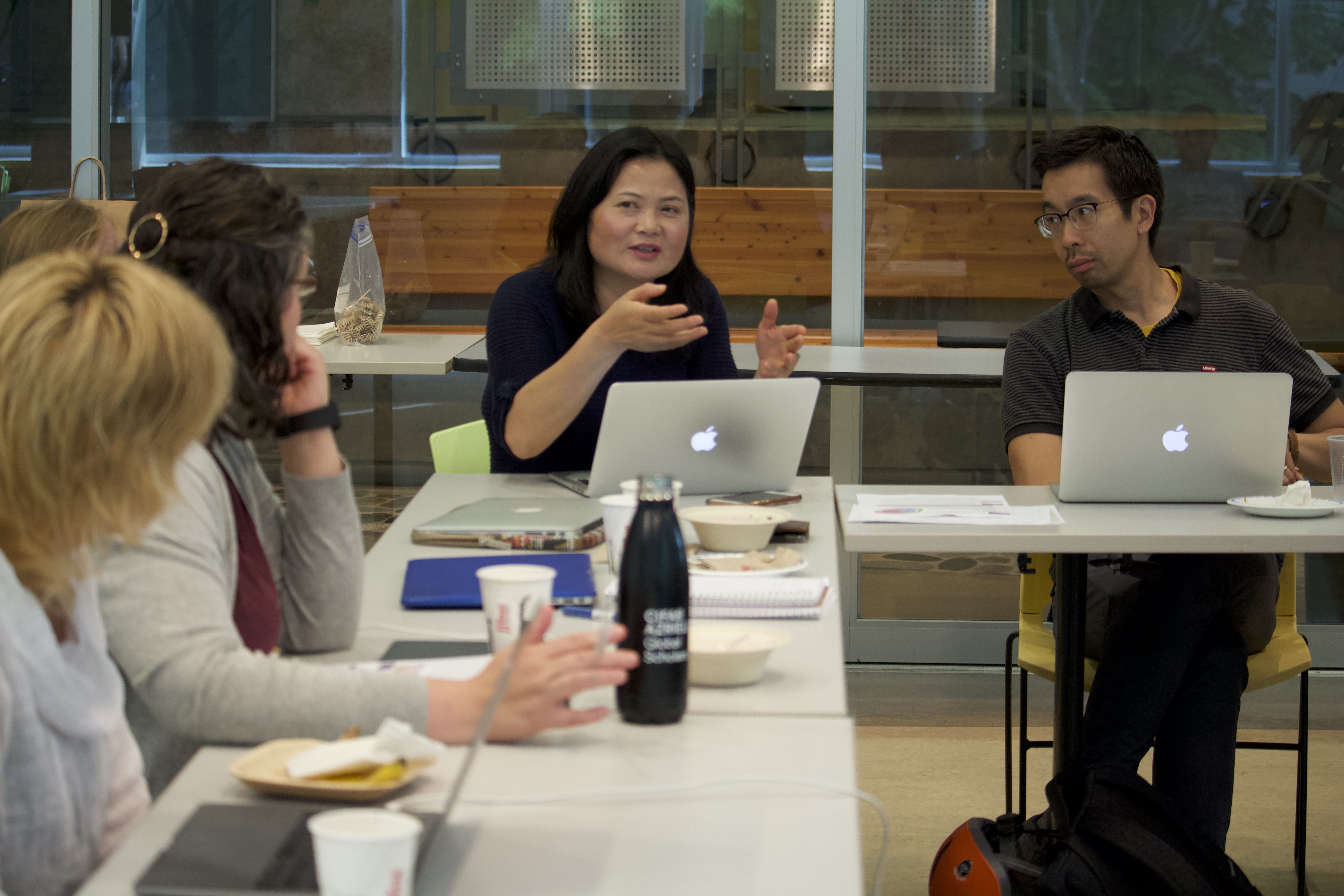 Dr. Guofang Li in Discussion