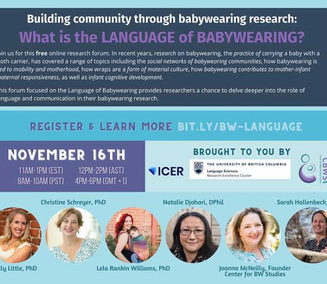 An image of the poster for the event with headshots of the presenters