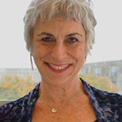 A headshot of Sandra Waxman standing outside